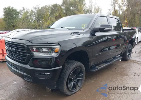 2021 Ram 1500 Big Horn 4X4 5'7 Box из США, поврежденный, VIN 1C6SRFFT7MN652374